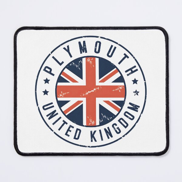 Item preview, Plymouth United Kingdom Vintage Travel Emblem designed and sold by jeshands.
