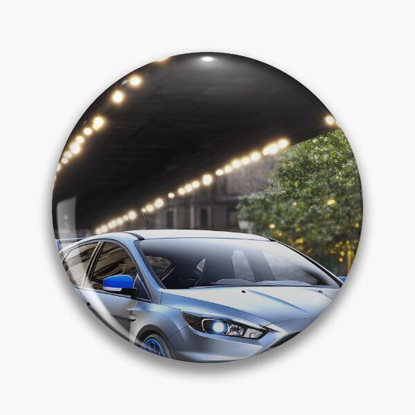 Item preview, Gunmetal Grey Ford Focus RS Poster – Stealth and Performance Combined VI designed and sold by AutoPopStudio.