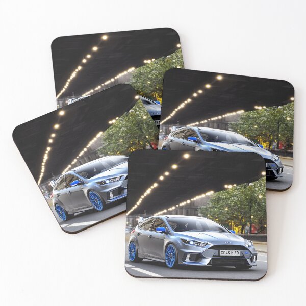Item preview, Gunmetal Grey Ford Focus RS Poster – Stealth and Performance Combined VI designed and sold by AutoPopStudio.