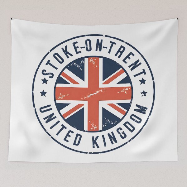 Item preview, Stoke-on-Trent United Kingdom Vintage Travel Emblem designed and sold by jeshands.