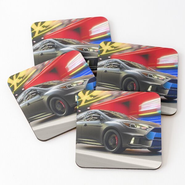 Item preview, Black Ford Focus RS Poster – The Ultimate Stealth Machine designed and sold by AutoPopStudio.