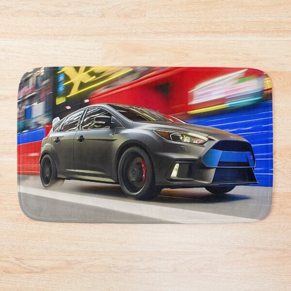 Item preview, Black Ford Focus RS Poster – The Ultimate Stealth Machine designed and sold by AutoPopStudio.