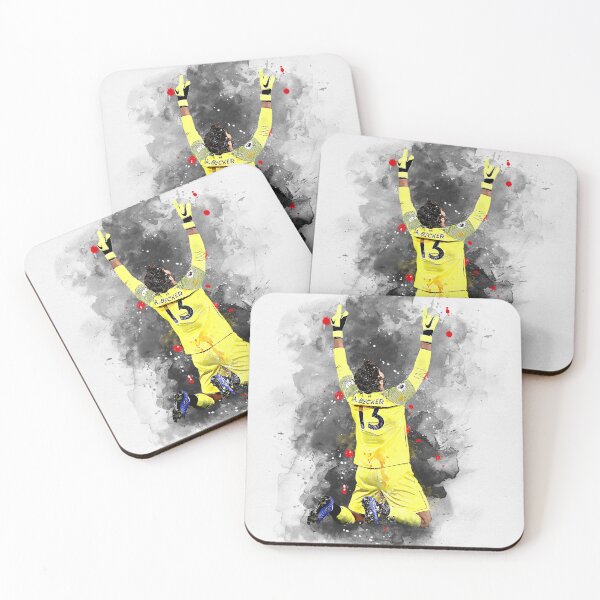 Item preview, Alisson Becker Football Goalkeeper designed and sold by AronArtGallery.
