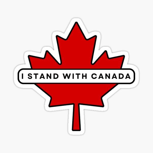Item preview, I STAND WITH CANADA  designed and sold by fetch-it-studio.