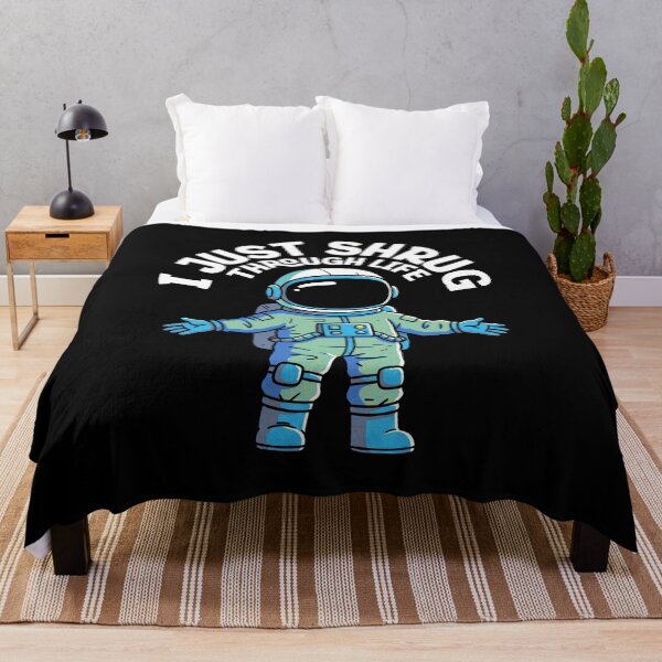 Item preview, I Just Shrug Through Life - Astronaut designed and sold by AnAzArt.