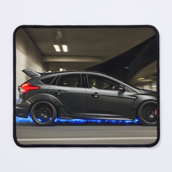 Item preview, Black Ford Focus RS Poster – The Ultimate Stealth Machine II designed and sold by AutoPopStudio.