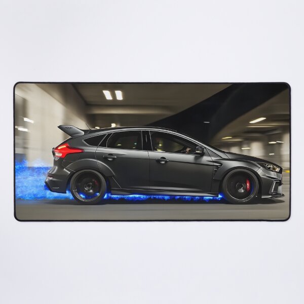 Item preview, Black Ford Focus RS Poster – The Ultimate Stealth Machine II designed and sold by AutoPopStudio.