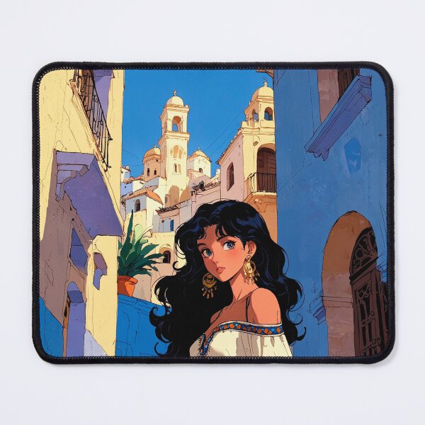 Item preview, Chefchaouen Steps – Retro Shoujo Travel Mood designed and sold by PitsFusion Retro Atlas.