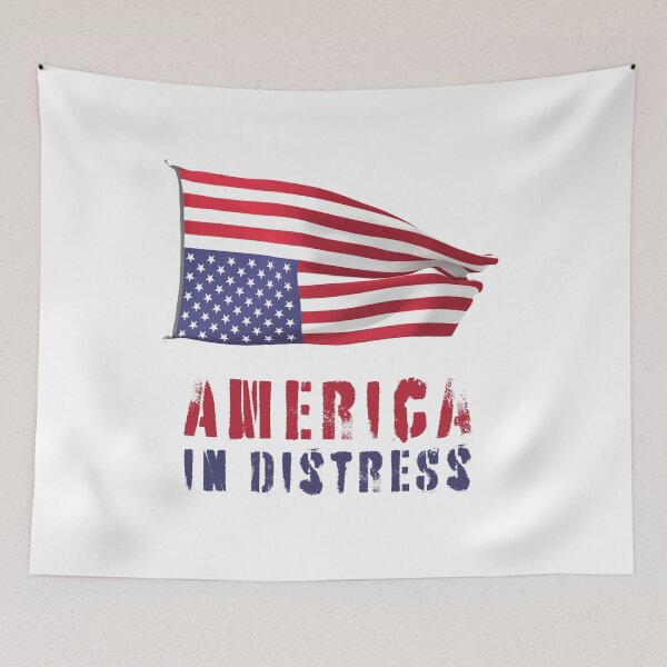 Item preview, America in Distress / Deep Danger designed and sold by GuerillaDesign.