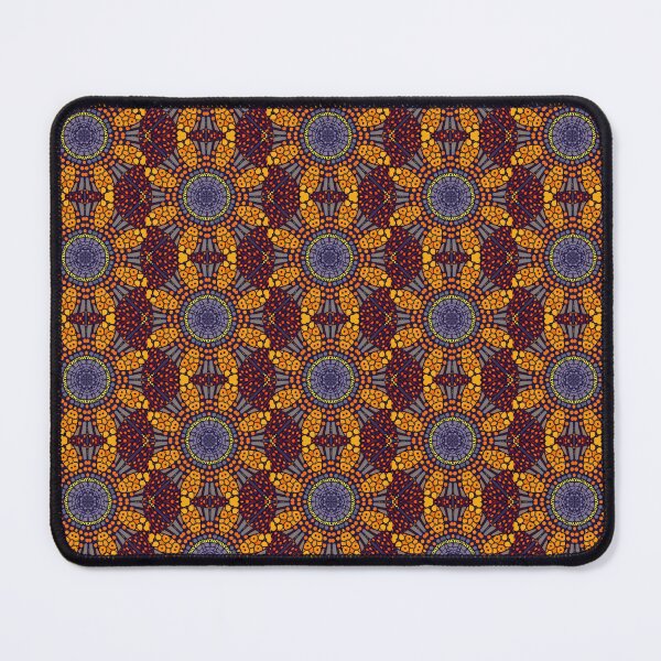 Item preview, Afro-centric Pattern in Shades of Yellow, Red, Lilac and Orange Accents designed and sold by MimsTees.