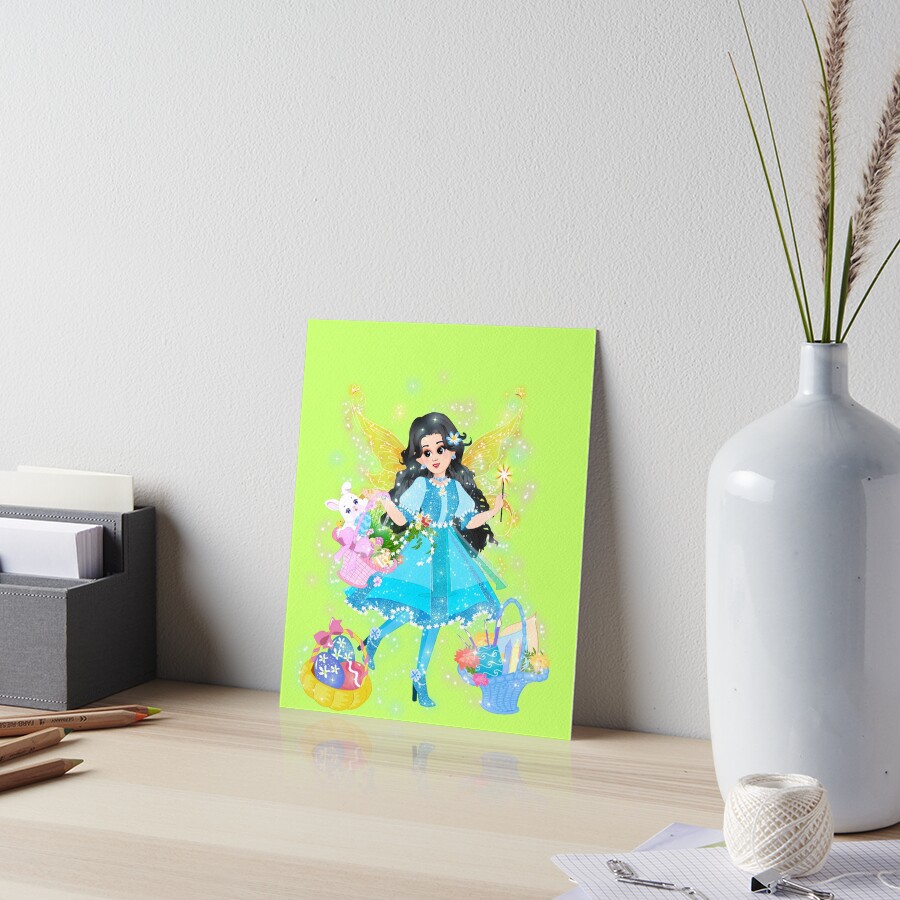 Item preview, Art Board Print designed and sold by FairyBookClub.