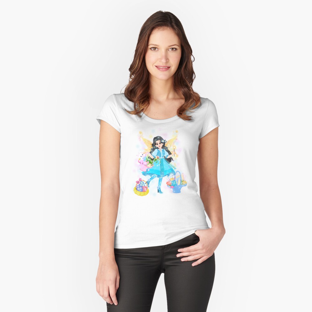 Item preview, Fitted Scoop T-Shirt designed and sold by FairyBookClub.