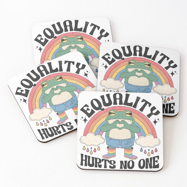 Item preview, Equality Hurts No One Funny Cute Frog designed and sold by Beanster-nl.