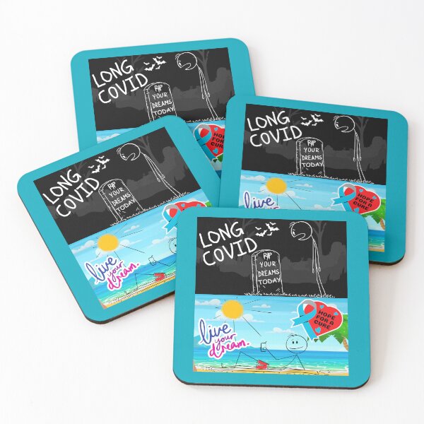 Item preview, LONG COVID - With a Cure Dreams are a Reality. designed and sold by MPC-Mince-Pies.