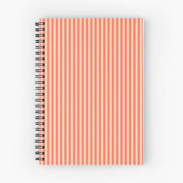 Item preview, Soft Retro Stripes in Coral and Cream designed and sold by JuneJournal.