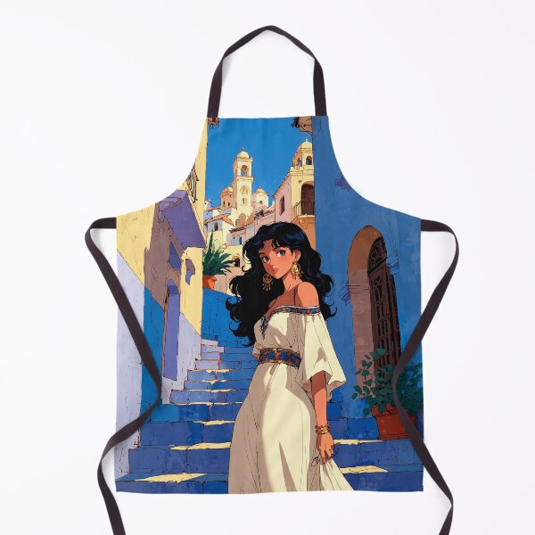 Item preview, Chefchaouen Steps – Retro Shoujo Travel Mood designed and sold by PitsFusion Retro Atlas.