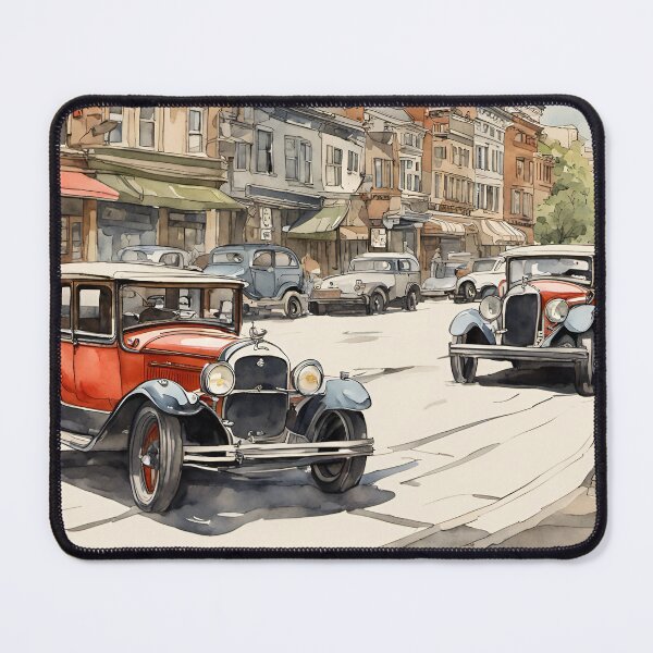 Item preview, 1930 City Watercolor designed and sold by CreativeGorillas.