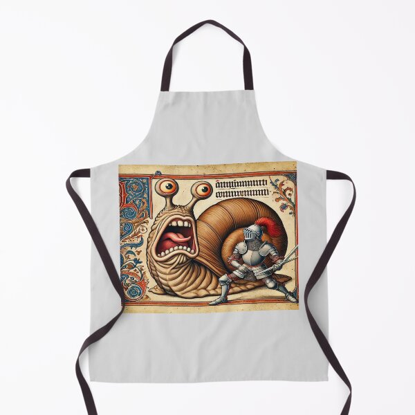 Item preview, Weird Medieval Art: The Knight and the Monstrous Snail designed and sold by Design by Anthony .