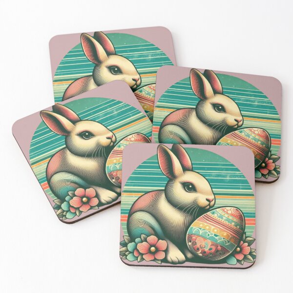 Item preview, Cute Easter Bunny Holding Colorful Eggs – Adorable Spring Holiday Gift designed and sold by Designflex90.
