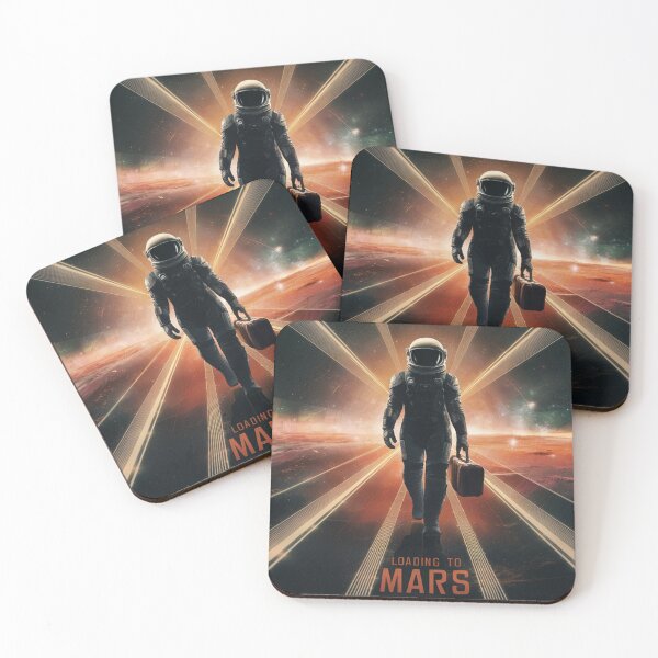 Item preview, Loading to Mars - Futuristic Space Travel & Astronaut Design designed and sold by Tamarage.