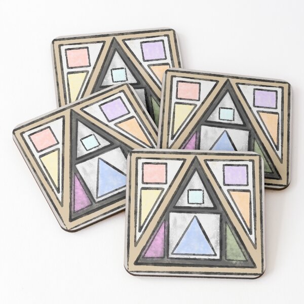 Item preview, Squares & Triangles designed and sold by SaPiVa.
