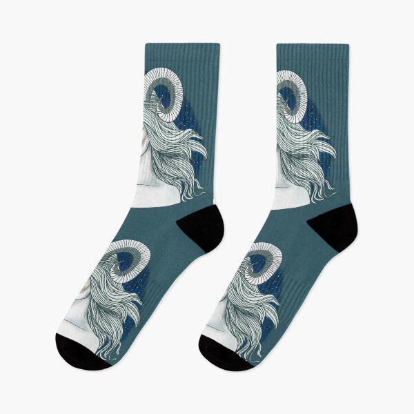 Item preview, Aria the Aries - Midnight Teal designed and sold by MaryAura.