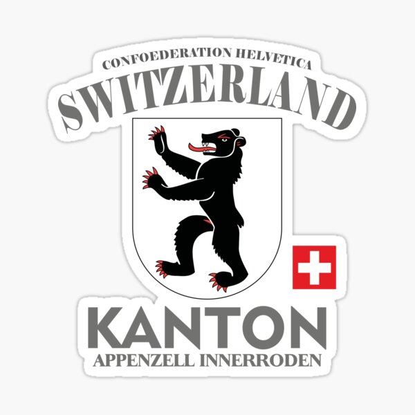 Item preview, Switzerland Canton Appenzell Inner Rhodes designed and sold by dekoschrift.