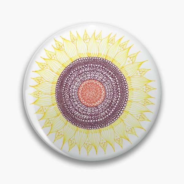Item preview, Sunflower Zentangle designed and sold by DesignPMG.