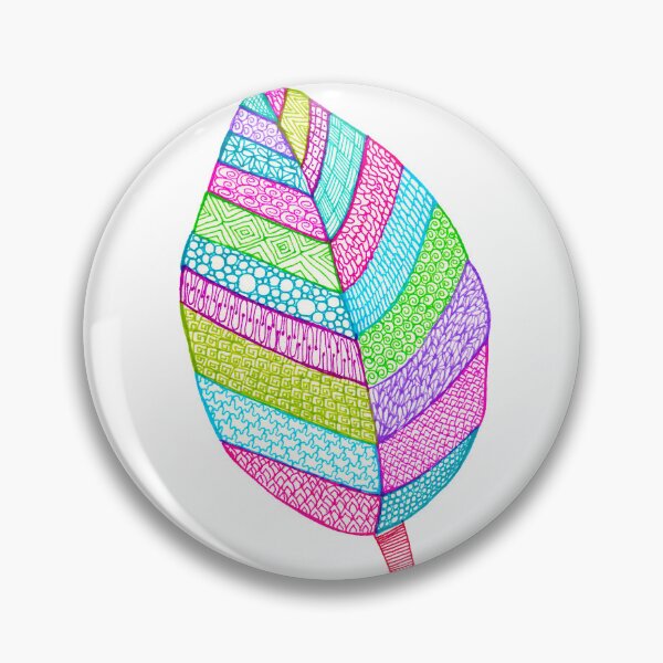 Item preview, Leaf Colorful Zentangle designed and sold by DesignPMG.