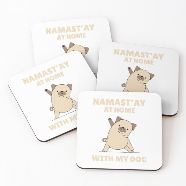 Item preview, Namast'ay at Home with my Dog designed and sold by Second Slice.