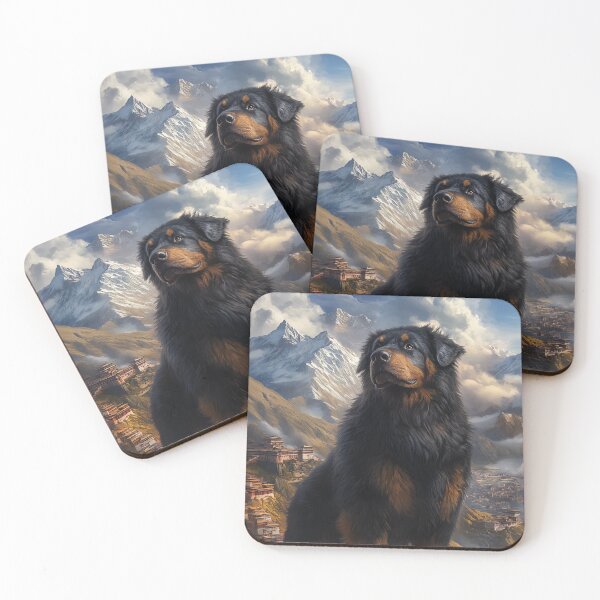 Item preview, Tibetan Mastiff Mountain View designed and sold by PetsArt.