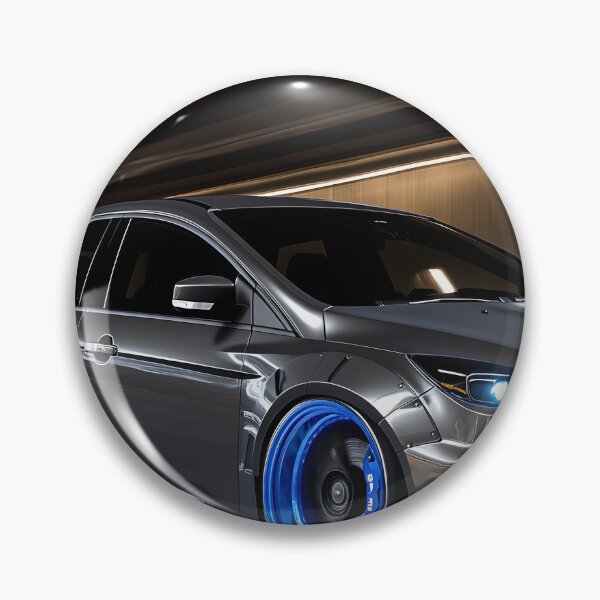 Item preview, Gunmetal Grey Ford Focus RS Poster – Stealth and Performance Combined VII designed and sold by AutoPopStudio.