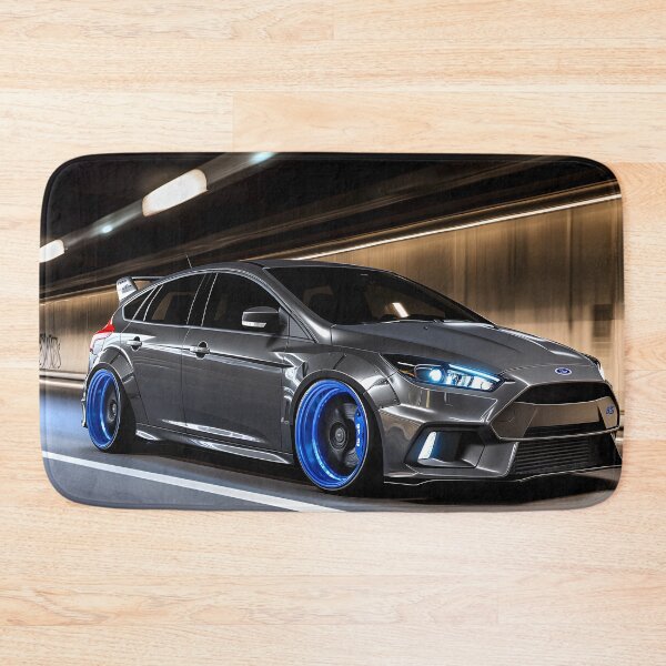 Item preview, Gunmetal Grey Ford Focus RS Poster – Stealth and Performance Combined VII designed and sold by AutoPopStudio.