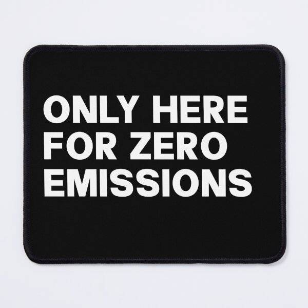 Item preview, Only Here For Zero Emissions - Funny Bumper designed and sold by PixVib.