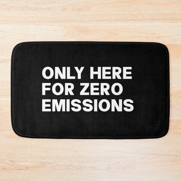 Item preview, Only Here For Zero Emissions - Funny Bumper designed and sold by PixVib.