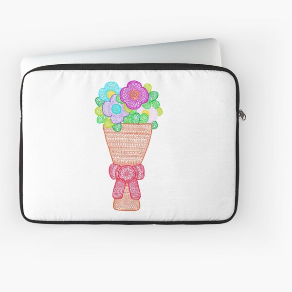 Aperçu de l'œuvre Bouquet de fleurs Zentangle créée et vendue par DesignPMG.