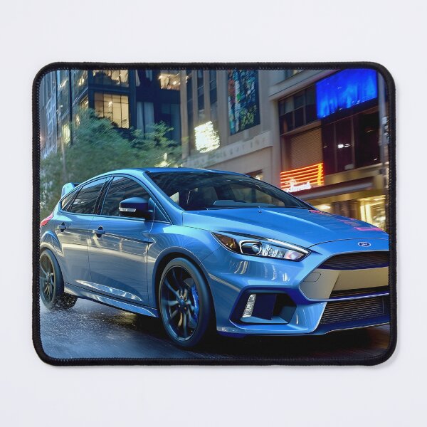 Item preview, Blue Ford Focus RS Poster – The Ultimate Hot Hatch Artwork VI designed and sold by AutoPopStudio.