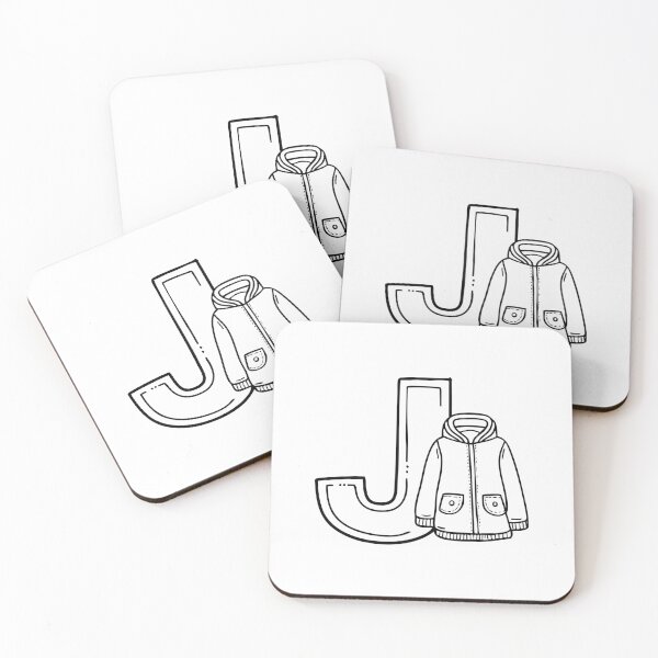 Item preview, An illustration of Jacket with letter J beside it designed and sold by rasagamastore.