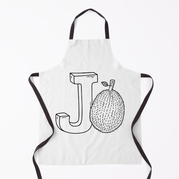 Item preview, An illustration of Jackfruit with letter J beside it designed and sold by rasagamastore.