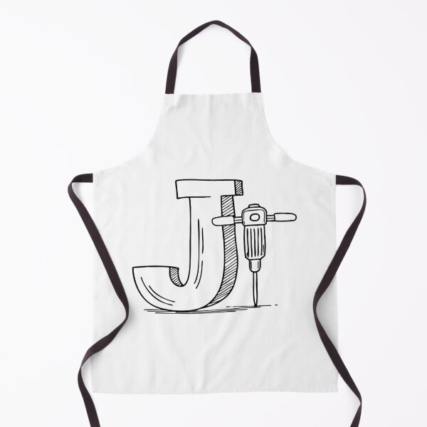 Item preview, An illustration of Jackhammer with letter J beside it designed and sold by rasagamastore.