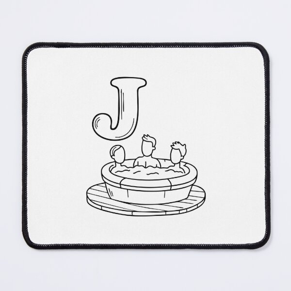 Item preview, An illustration of Jacuzzi with letter J beside it designed and sold by rasagamastore.