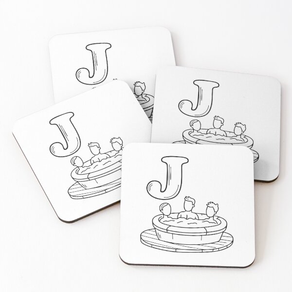 Item preview, An illustration of Jacuzzi with letter J beside it designed and sold by rasagamastore.