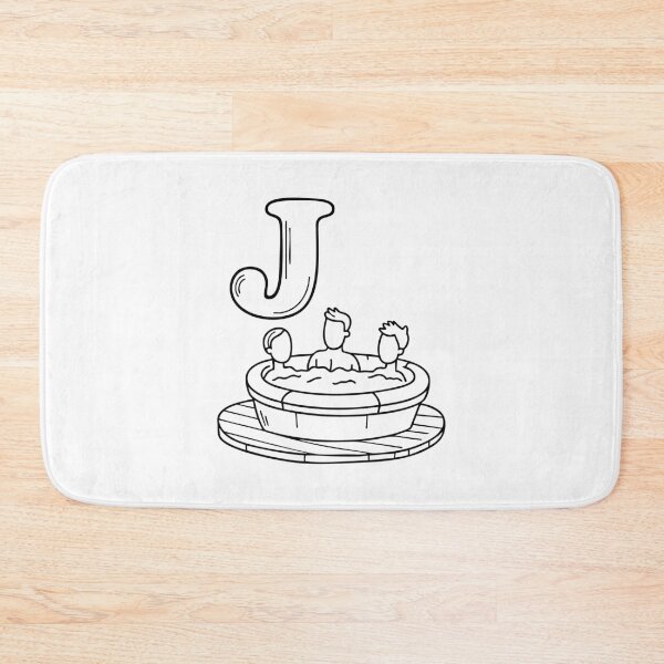 Item preview, An illustration of Jacuzzi with letter J beside it designed and sold by rasagamastore.