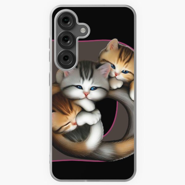 KITTENS LETTER D Samsung Galaxy Soft Case