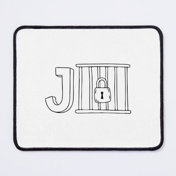 Item preview, An illustration of Jail with letter J beside it designed and sold by rasagamastore.