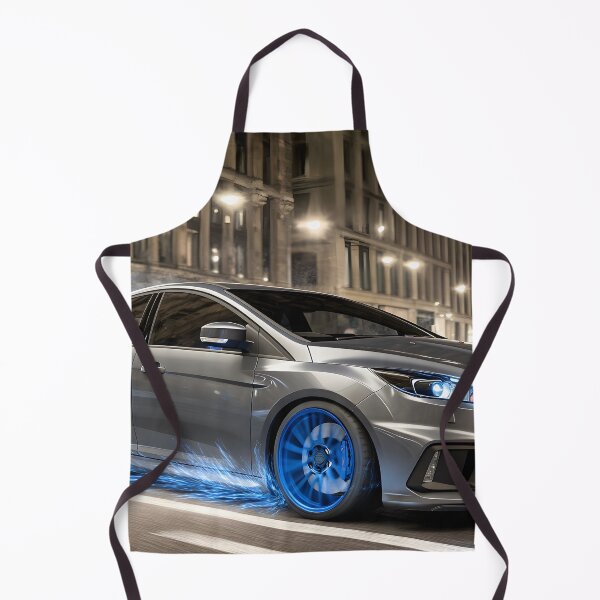 Item preview, Gunmetal Grey Ford Focus RS Poster – Stealth and Performance Combined VIII designed and sold by AutoPopStudio.
