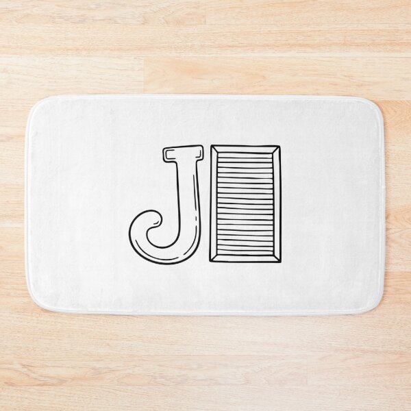 Item preview, An illustration of Jalousie with letter J beside it designed and sold by rasagamastore.