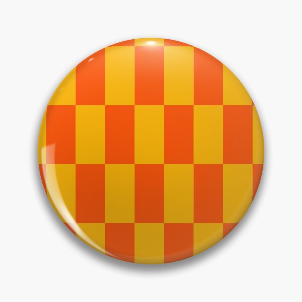Item preview, Bold Retro Checkerboard Pattern in Yellow and Orange designed and sold by JuneJournal.
