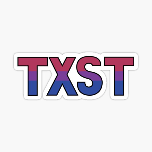 Aperçu de l'œuvre Drapeau Bi TXST créée et vendue par TXSTSwanShop.