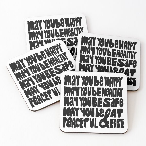 Item preview, Metta - Lovingkindness Black Lettering designed and sold by wordznart.
